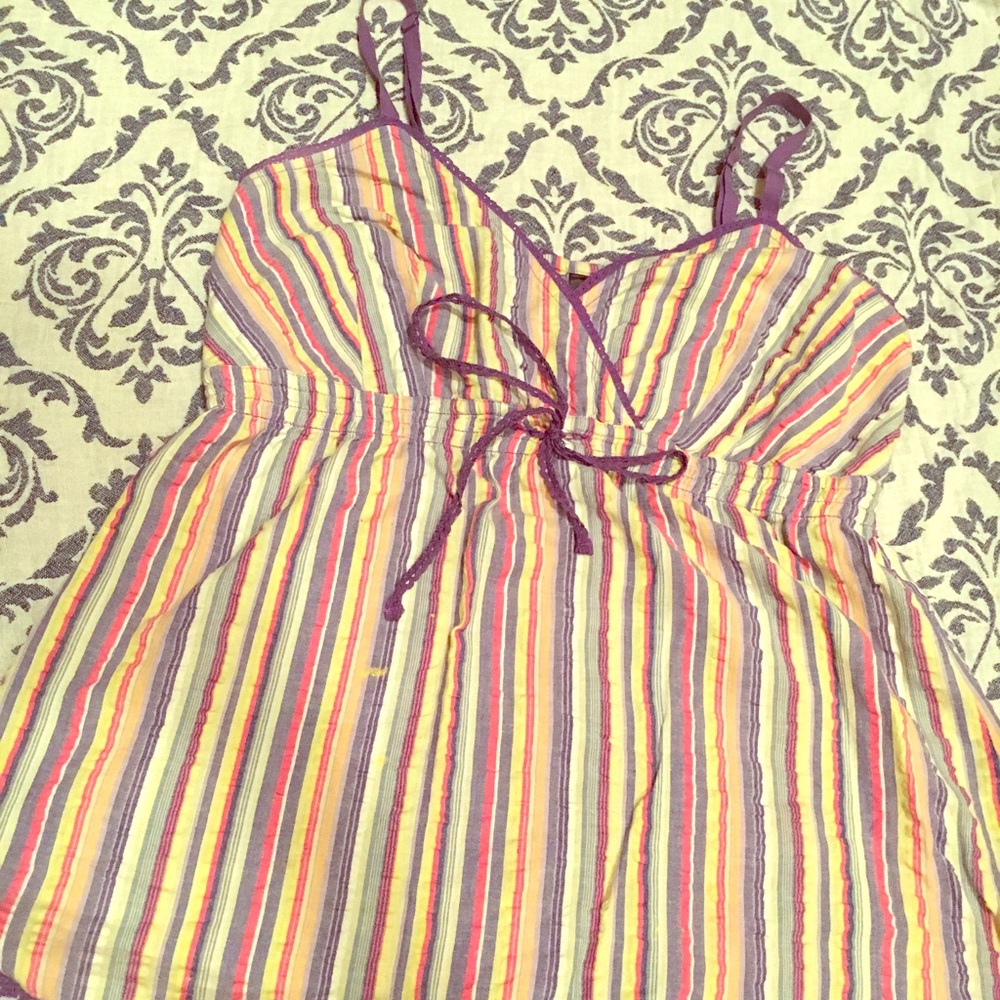 Spaghetti top for summer weather